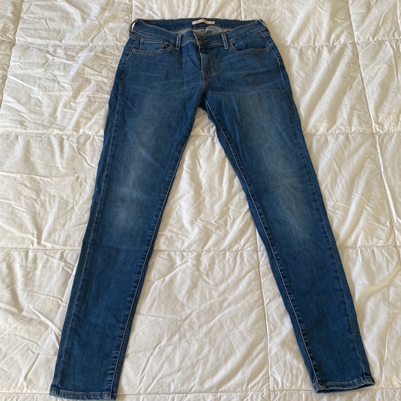 ⭐️2/20$ - LEVIS 710 Blue Super Skinny Demin Jeans - Picture 2 of 4